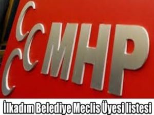 MHP İlkadım Belediye Meclis Üyeleri Aday Listesi