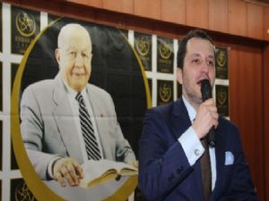 FATİH ERBAKAN SAMSUNDA KONFERANS VERDİ