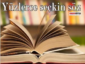 SİZİN İÇİN SEÇİLMİŞ SÖZLER