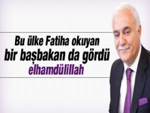 FATİHA OKUYAN BAŞBAKAN DA GÖRDÜK