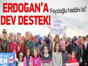 BAŞBAKANA TÜM YURTTAN DESTEK YAĞIYOR