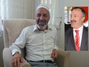 Fatih Öztürk Hac'dan dönen Muharrem Soylu'yu ziyaret etti