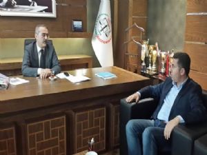 Fatih Öztürk'ten Baro Başkanı  Av.Kerami Gürbüz'e ziyaret