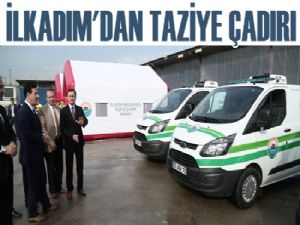 İlkadım'dan bir ilk daha 'Taziye Çadırı'  hizmeti