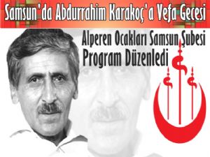 Abdurrahim Karakoç'a Vefa Gecesi