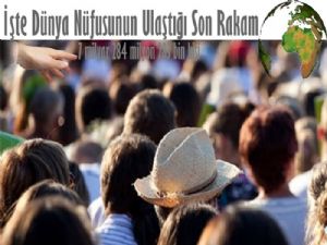 Dünya nüfusu bu rakamı buldu