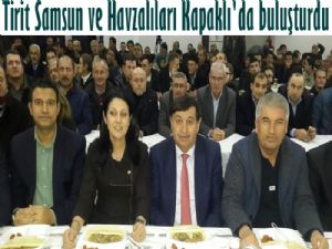 Samsun ve Havzalılar Kapaklı'da   Tiritte Buluştular