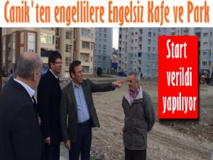 Canik'ten engellilere Engelsiz Kafe ve Park