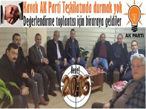 Kavak Ak Parti Teşkilatından değerlendirme toplantısı