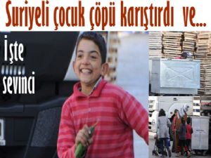 <font color=red>Suriyeli çocuktan acı sevinç!?</font>