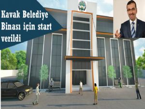 Kavak Belediyesi Yeni Hizmet Binası İçin Düğmeye Bastı