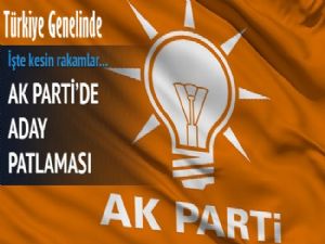 AK Parti'ye rekor başvuru işte ülke genelinde tam sayı