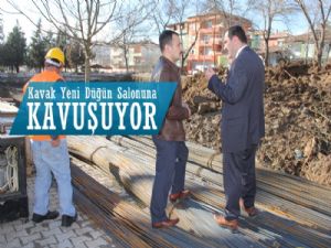 Sarıcaoğlu Yeni Düğün Salonunda İncelemelerde Bulundu