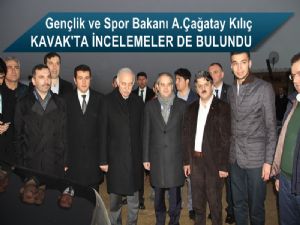   Gençlik ve Spor Bakanı Kılıç, Kavak'taydı