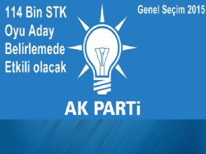 114 Bin STK oyu AK Parti milletvekili adayı belirlemede etkili olacak