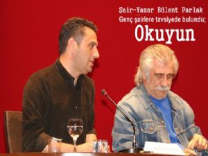 Şair-Yazar Bülent Parlak Amasya Üniversitesinde konuştu