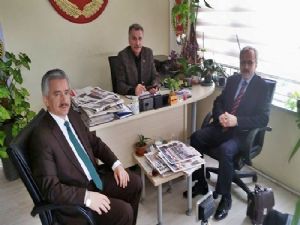 SAY-DER' den Gazeteciler Cemiyet Başkanı Mehmet Yazıcıya ziyaret 