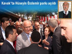 Kavak'ta 'Astronot' lakaplı Hüseyin Özdemir Parkı açıldı