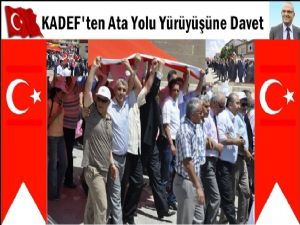 KADEF'ten Ata Yolu yürüyüşüne davet