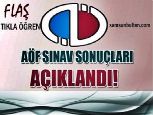 AÖF sınav sonuçları açıklandı TIKLA sonucu öğren