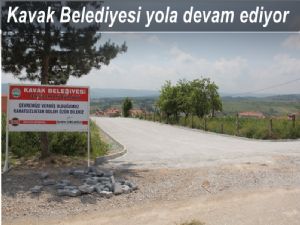 Kavak Belediyesi Hizmette hız kesmiyor