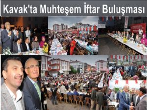 Kavak'ta Muhteşem İftar buluşması