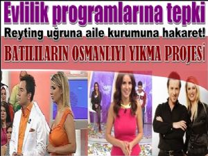 Evlilik programları ve diziler için ilginç sözler