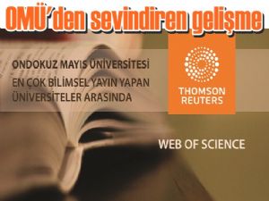 OMÜ En Çok Bilimsel Yayın Üretenler Listesinde