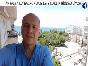 Bayram tatilini geçirdiği Antalya'dan resim paylaşınca