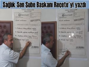 Sağlık-Sen Samsun Şube Başkanı Öksüz'den ilginç açıklama