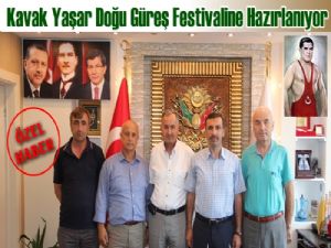 Kavak Yaşar Doğu Güreş Festivali Hazırlıkları Başladı