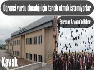 Kavak'ta Üniversite öğrencileri için yatılı öğrenci yurdu açılmalıdır