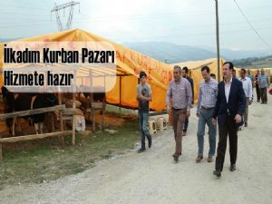 İlkadım Kurban Pazarı  hizmete hazır