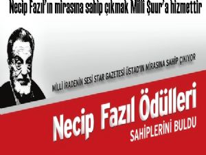 Necip Fazıl Ödülleri'ni kazananlar belli oldu