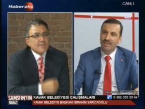 Kavak Belediye Başkanı AKS TV'de çalışmalarını anlattı