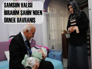 Samsun Valisi İbrahim Şahin'den örnek davranış