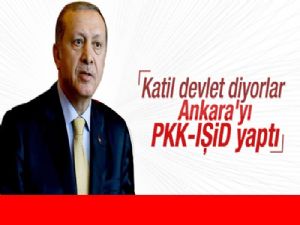 Erdoğan;  katliamın PKK ve IŞİD ortaklığında yapıldığını söyledi
