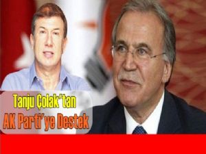 Tanju Çolak'tan AK Partiye Tek Başına İktidar desteği