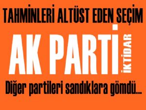 AK Parti tek başına iktidar