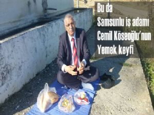 Cemil Köseoğlu'nun pınarbaşında öğle kahvaltısı dikkat çekti