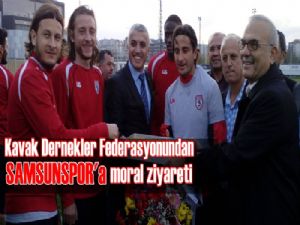 Kavak Dernekler Federasyonun'dan Samsunspor'a ziyaret