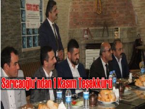 Sarıcaoğlu Şeyhresul Mahallesi sakinlerine teşekkür etti