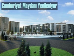 Samsun Cumhuriyet Meydanı Yenileniyor