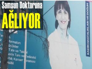 Samsun öldürülen doktor Aynur Dağdemir'e ağladı