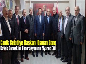 Osman Genç'ten Kavak Dernekler Federasyonuna ziyaret