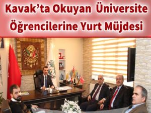 Kavak'ta Üniversite öğrencilerine yurt yapılıyor