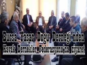 Bursa Yaşar Doğu Derneğinden KADEF'e ziyaret