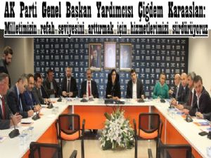 Çiğdem Karaaslan Samsun'da Belediye Başkanlarını dinledi