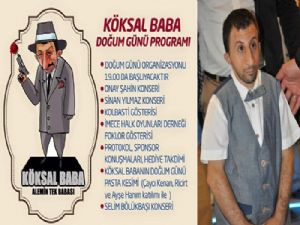 Trabzonlu Sosal Medya fenomeni Köksal Babaya doğum günü 
