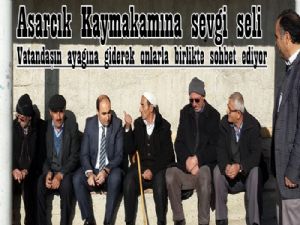 Asarcık Kaymakamına vatandaştan teşekkür